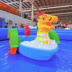 Parque acuático Cisne luminoso Barco con manivela para niños <span class=keywords><strong>Paseo</strong></span> en barco <span class=keywords><strong>de</strong></span> juguete eléctrico Instalación <span class=keywords><strong>de</strong></span> entretenimiento Fábrica <span class=keywords><strong>de</strong></span> China al por mayor - Product Image 4