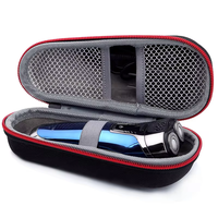 Vente en gros d'étui rigide personnalisé étui pour rasoir rechargeable pochette de rangement Eva étui de rangement pour rasoir avec fermeture éclair