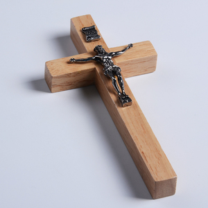 Vente chaude <span class=keywords><strong>croix</strong></span> en bois couleur personnalisée grande taille avec Alliage Crucifix <span class=keywords><strong>INRI</strong></span> Catholique en Gros <span class=keywords><strong>Croix</strong></span> En Bois - Product Image 3