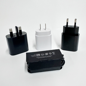 Cargador USB C de 25 W con Enchufe para Reino Unido, Estados Unidos y Europa, Adaptador Tipo C, Cargador Súper Rápido para <span class=keywords><strong>Samsung</strong></span> S21 <span class=keywords><strong>S22</strong></span> S23 <span class=keywords><strong>Ultra</strong></span> - Product Image 2