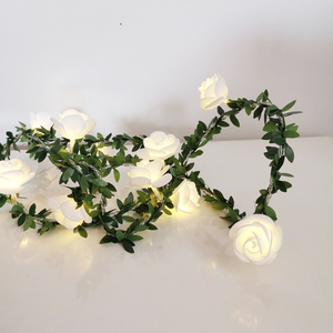 HIPIE LED Rosenblüten-Lichterkette 1,5M 3M 6M Girlande IP44 Wasserdicht für Außenbereich Weihnachten Hochzeit Gartendekoration - Product Image 2