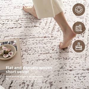 Tappeto di lusso italiano per soggiorno camera da letto 10mm resistente alle macchie facile da pulire senza lavaggio di fascia alta moderna 2025 vecchio tappetino - Product Image 3