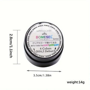 สีเจลทาเล็บ Hema Tpo Free Nail Gel Color OEM ปราศจากการทดลองกับสัตว์ คอลเลคชั่นเจลขัดเงาแบบเต็มสี ล้างออกได้ ติดทนนาน ยูวีเจล 8 มล. - Product Image 2