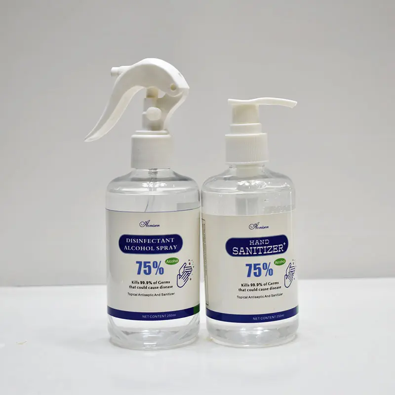 Hàn Quốc 300Ml Rượu Gel Ngay Lập Tức Nước Rửa Tay Pocket Logo Thấp Moq Cồn-Dựa Nhanh Chóng Làm Khô Tay Khử Trùng