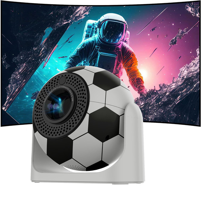 Support 4K 1080P Mini Projector WiFi6 Auto Keystone Android Projectors Portable Streaming Media Player Home Projection Screen
