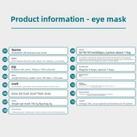 Masque de sommeil double face effet soie pour hommes et femmes, occultant, anti-fatigue, avec sangles réglables, style épuré, toutes saisons
