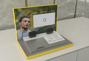 จอแสดงผลหูฟังไร้สายแบบตั้งโต๊ะอะคริลิคไฟ LED ดีไซน์แฟชั่น - Product Image 5