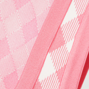 Guoou dệt kim kẻ sọc dệt kim váy và Top Set Zip Áo len Crop quần áo của phụ nữ đan Tank Tops - Product Image 6