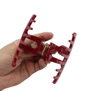 مشابك شعر هندسية عصرية بتصميم ريترو، مشابك شعر أنيقة وجذابة مرصعة بالأحجار الكريمة، مشبك شعر متعدد الاستخدامات للارتداء اليومي - Product Image 3