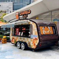 Autocollants de voiture personnalisés en acier inoxydable de style rétro pour camion de nourriture, finition imitation bois, résistant à la rouille, pour hot-dogs et glaces