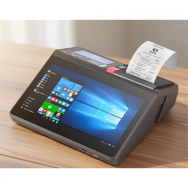 11.6" Touch Screen Android Pos Tablet Portable Cash Register Machine All in One Pos Terminal Retail Store Point of Sale Systems