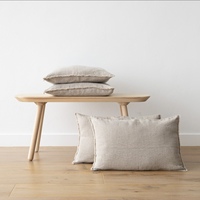 Housse de couette 100%, ensemble de draps en lin français, linge de lit d'hôtel, housse de couette