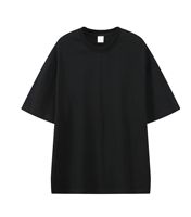 Camiseta Gráfica OEM de Algodón Premium Lavado de Alto Gramaje con Hombro Caído y Cuello Redondo para Hombre, Uso Casual