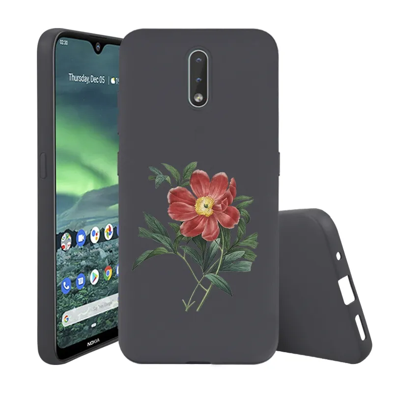 Wholesale Fashion Custom UV Printing Matte Soft TPU Cell Phone Case Back Cover For Nokia 2.3