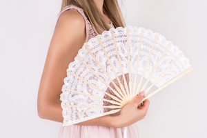 Éventail pliable personnalisé avec logo, design tendance pour fêtes, soirées, festivals, événements, célébrations et mariages, cadeau promotionnel - Product Image 2
