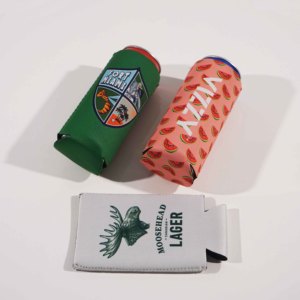 Fabbrica all'ingrosso di sublimazione in Neoprene Logo 12oz sottile può più freddo di birra alta manica isolante termica 12oz coppe d'acqua - Product Image 1