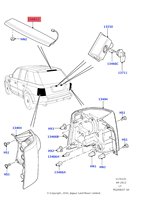 Conjunto de Luz de Freno Trasera Elevada (Tercera Luz de Freno) OE LR020147 LR015302 para Reemplazo en Range Rover L320