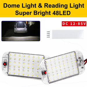 <span class=keywords><strong>2023</strong></span> tendance meilleur vendeur 12V 24V 12-80V 48SMD RV intérieur LED dôme plafonnier lampe de lecture pour camping-car Van Minibus - Product Image 3