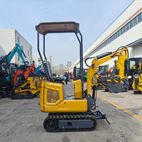 Harga Pabrik Grosir 1 Ton 2 Ton Mini Digger Mini Excavator CE/EPA 0.8 Ton Micro Excavator dengan Bucket