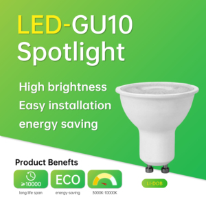 Foco LED <span class=keywords><strong>GU10</strong></span> Moderno 3000-10000K 100-120V AC para Iluminación Empotrada en Hogares, Hoteles y Oficinas, Proveedor de Jiangxi - Product Image 2