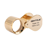Loupe diamant professionnelle à lentille de diamètre 18mm, loupe 10x boucle de verre en pierre précieuse ample