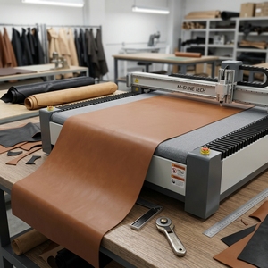 M-SHINE MS1625 Couteau oscillant à engrenages pour découpe sans chaleur, respectueux de l'environnement, CNC vibrant pour matériaux flexibles, tissu et mousse - Product Image 2
