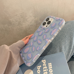 <span class=keywords><strong>Coque</strong></span> arrière de luxe à motif léopard violet, étui de téléphone Transparent pour fille pour <span class=keywords><strong>iPhone</strong></span> 14 12 11 <span class=keywords><strong>13</strong></span> <span class=keywords><strong>Pro</strong></span> Max, étui de téléphone mignon - Product Image 5