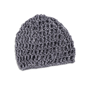 Bonnet <span class=keywords><strong>snood</strong></span> en maille crochetée en rayonne épaisse et courte, couvre-chef décoratif pour <span class=keywords><strong>femme</strong></span>, idéal pour dormir - Product Image 6