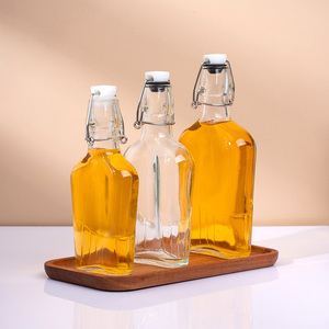 Bouteille réutilisable pour sirop de café, fermentation de kombucha, 175 ml, 250 ml, 350 ml, 500 ml, bouteille pour liquides avec couvercle hermétique - Product Image 4