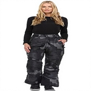Pantalon de ski imperméable pour femme, taille haute, isolé, pour snowboard, vêtements de ski d'hiver, fabricant sur mesure - Product Image 1