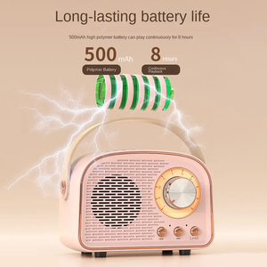 Mini retro cổ điển Bass màu xanh răng Loa di động không dây TGS loa với <span class=keywords><strong>TF</strong></span> âm nhạc Máy nghe nhạc - Product Image 3