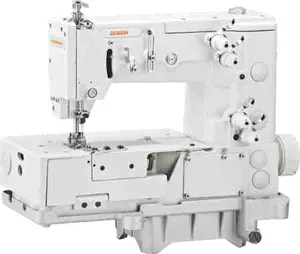 DS-1302 1 Or 2 Needle Flat-Bed Double Chain Stitch Picotting Sewing Machine