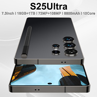 Smartphone 5G AI Original Galax S25 2025 16+1 To Octa Core 108MP Écran OLED 120Hz Charge Rapide 65W Double SIM Multilingue