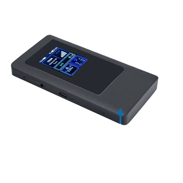 Portable 5G CPE SIM Card (e-SIM) Router Color Screen Dual Band WIFI-6 433Mbps Outdoor Firewall Function WDS/WPS New