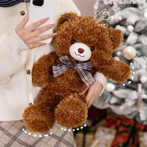 Adorabile soffice arco <span class=keywords><strong>orsacchiotto</strong></span> di medie dimensioni giocattoli morbidi peluche personalizzato orso di peluche - Product Image 3