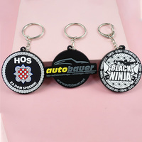 Porte-clés en caoutchouc PVC souple 2D3D personnalisé pour la fabrication de logo de voiture mignon Anime Porte-clés en silicone personnalisé