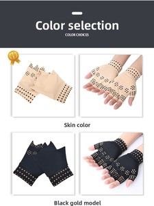 Vente en gros 1 paire de bracelets de poignet magnétiques anti-arthrite pour hommes et femmes, thérapie par compression, soulagement de la douleur rhumatoïde - Product Image 2