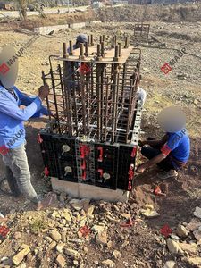 MAUP Lightweight Reusable ABS Plastic Adjustable Column <b>Formwork</b> System for Concrete Construction - Product Image 4