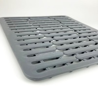 Tapis et coussinets de drainage creux multi-usages en silicone antidérapant résistant aux hautes températures pour évier de vaisselle