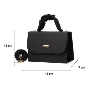 Sac bandoulière Fana pour femme, modèle Becky, en microfibre et cuir synthétique, design minimaliste, toutes saisons - Product Image 1