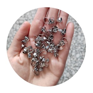 Pendant Clips Pinch Bail Clasp Connectors Necklace Hooks for <strong>Jewelry</strong> Making Finding Parts Accessories <strong>Supplies</strong> - Product Image 1