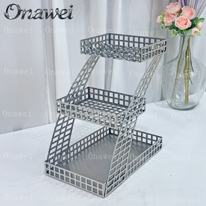 Exhibidor de Alimentos de Acero Inoxidable de Varias Capas para <span class=keywords><strong>Buffet</strong></span>, Decoración de Bodas, Soporte para Pasteles y Almacenamiento de Pan para Hoteles Onawei Sweet <span class=keywords><strong>Buffet</strong></span> - Product Image 6