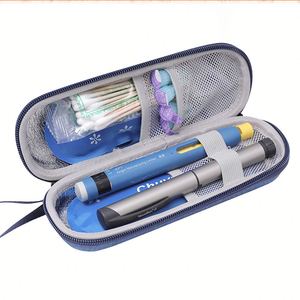 Bolsa Refrigerante Portátil para Insulina, Impermeable y Ligera, con 2 Paquetes de Hielo, Protector de Almacenamiento, Estuche de Viaje para Insulina de EVA - Product Image 1