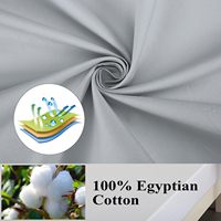 Drap-housse en coton égyptien Drap-housse en coton blanc Draps de lit Queen Size Coton ajusté