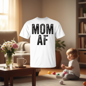 Camiseta vintage con efecto desgastado para el Día de la Madre, Mom Af Mama - Product Image 3