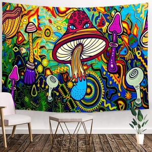 Dernière forêt de champignons Fest tapisserie imprimée en 3D pour la fête - Product Image 1