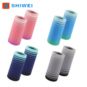 Shiwei Elastic Wristband Breathable Nylon 3D Woven Gradient Design For Women Sports <b>Badminton</b> Exercise All Seasons - Product Image 3