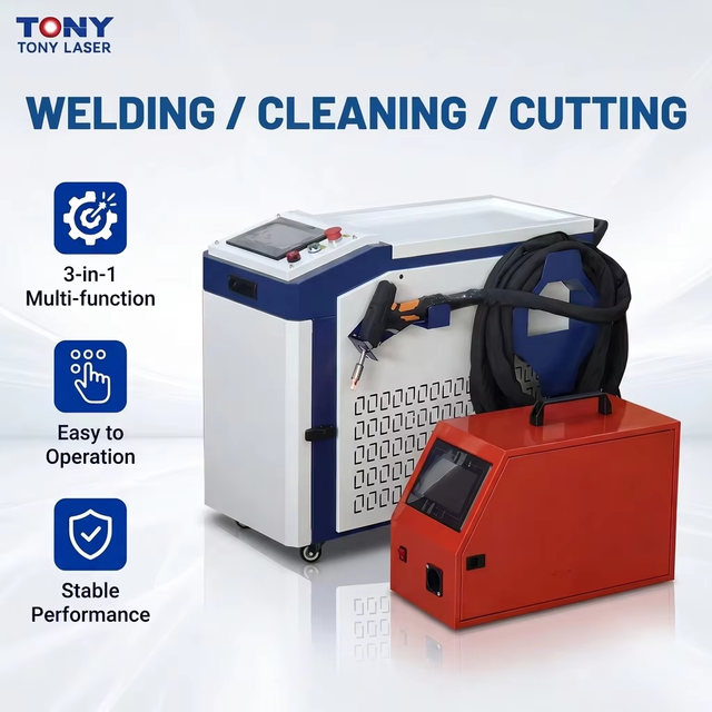 TONY LASER 1500W 2000W Handheld Fiber Laser Welding Machine for Metal Stainless Steel