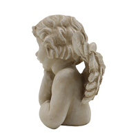Statuette d'ange chérubin en résine de 5,71 pouces pour la décoration de la maison, de la table ou comme cadeau de Noël
