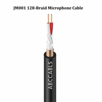 Câble Microphone Professionnel Équilibré - Série 96/128, Blindage Tressé et Spiralé, Fil Audio OFC à Faible Bruit pour Studio et Scène Live